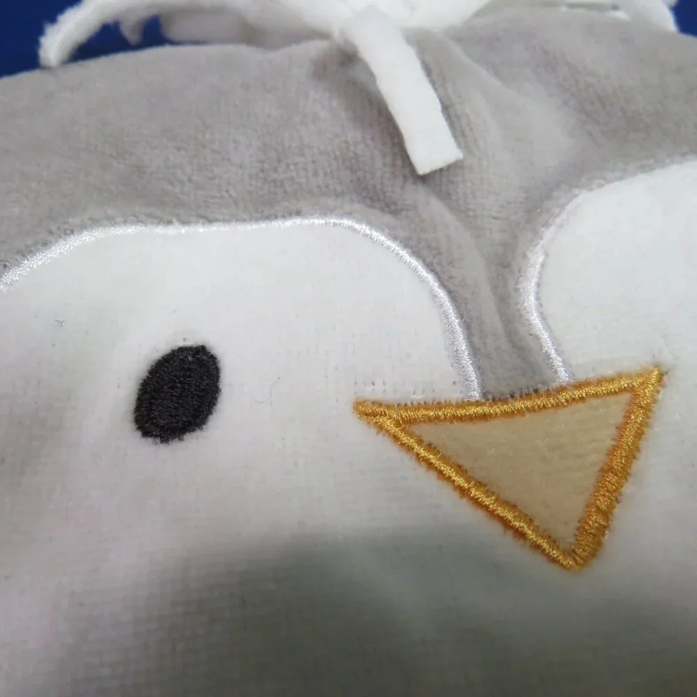 penguin winter cap fleece hat all embroidered features by grassland road